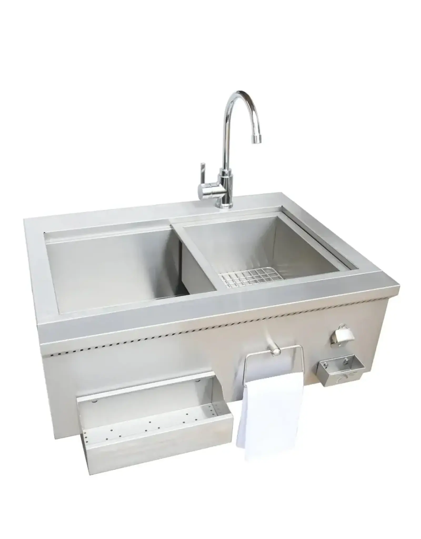 KoKoMo Grills KoKoMo 30” Cocktail Station with Sink - KO-30CKT-SNK