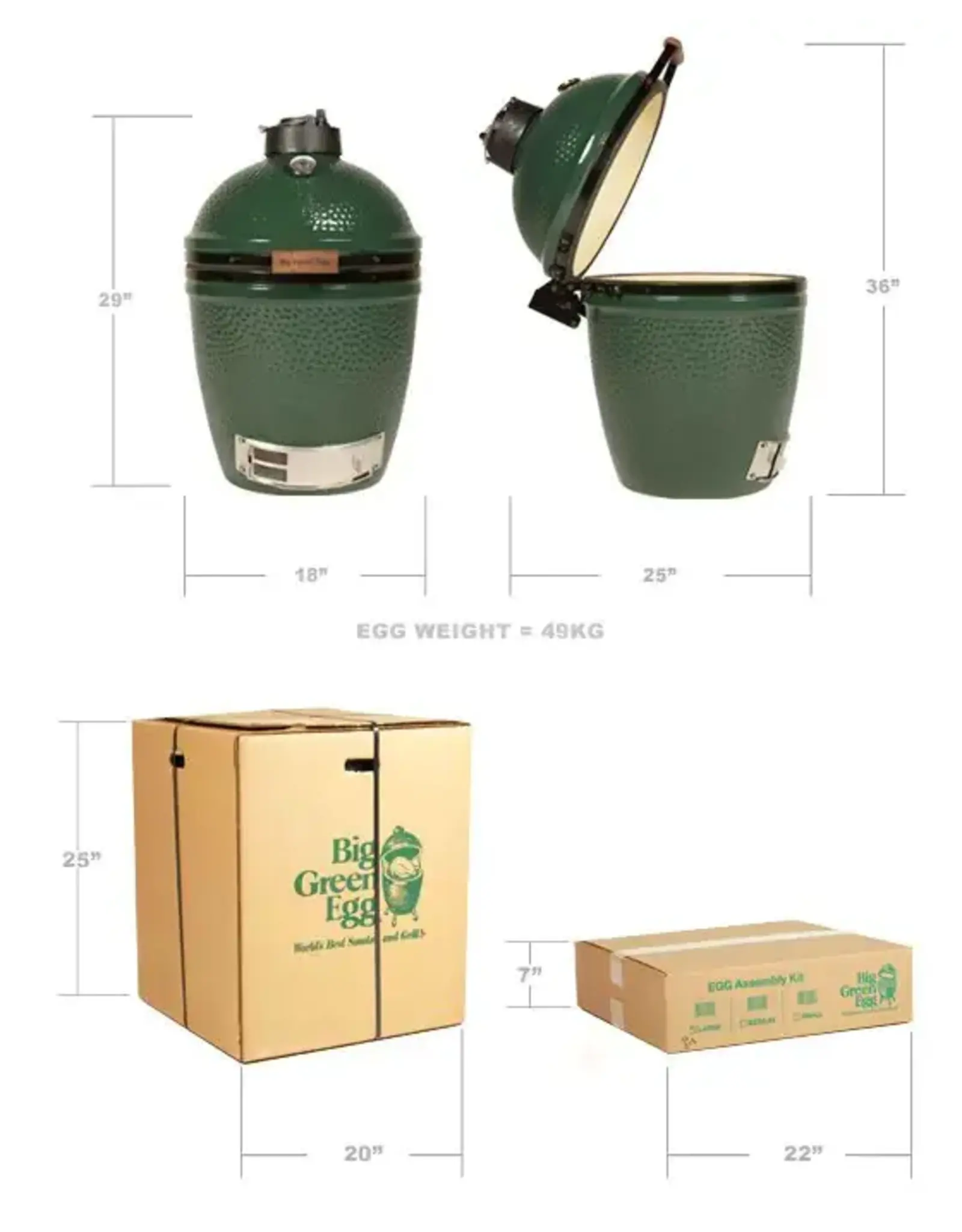Big Green Egg Big Green Egg Medium (M) - 117625
