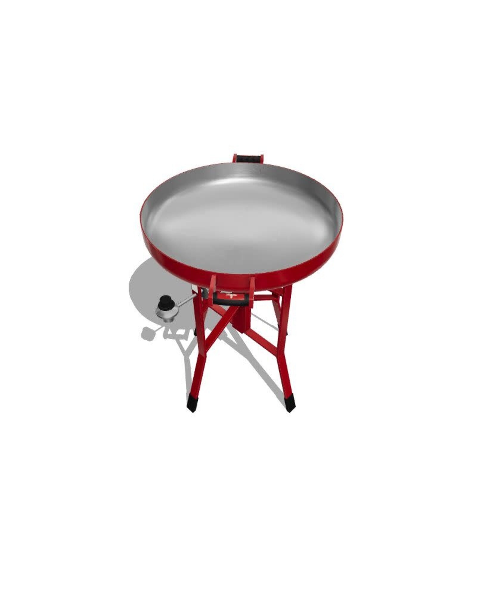 Firedisc FireDisc The Original - 24“ Short Portable Propane Cooker Fireman Red - TCGFDM22HRR