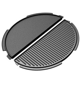 Big Green Egg Big Green Egg - Half Moon Cast Iron Dual Side Plancha Griddle - 2XL, XL EGGspander – 122995