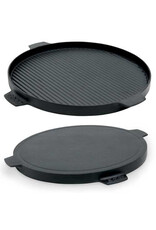 Big Green Egg Big Green Egg - Dual-Sided Cast Iron Plancha Griddle 14 in / 36 cm - 2XL, XL, L - 117656