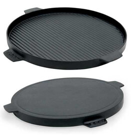 Big Green Egg Big Green Egg - Dual-Sided Cast Iron Plancha Griddle 14 in / 36 cm - 2XL, XL, L - 117656