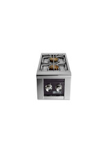 Lynx Lynx Professional Built-In Double Side Burners - Obsidian - LSB2-2-OBLP