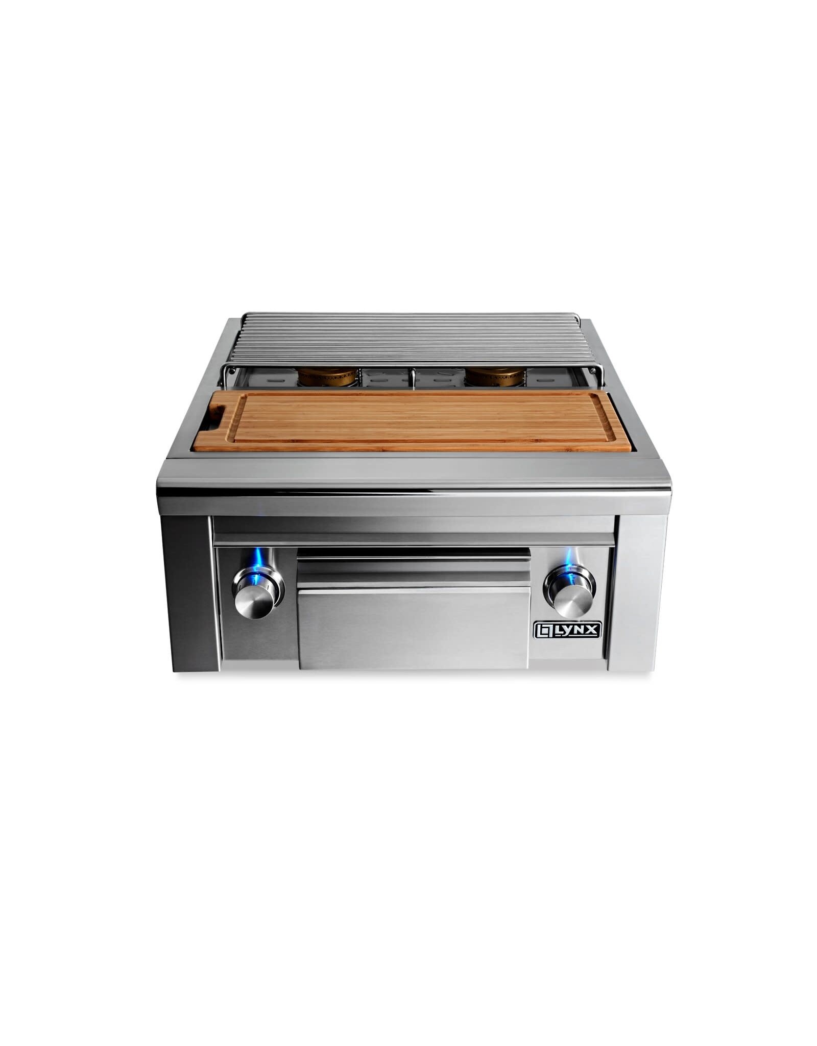 Lynx Lynx Professional Double - side by Side Burners - maple cutting board & drawer - LSB2PC-1-NG