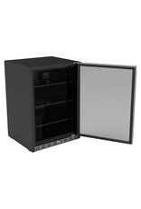 TrueFlame TrueFlame 24" 5.1c Outdoor Rated Fridge  w/Glass Door and Glass Shelves - TF-RFR-24G