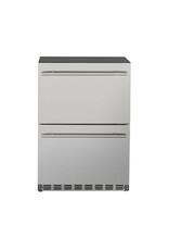 TrueFlame TrueFlame 24" 5.3C Deluxe Outdoor Rated 2-Drawer Fridge - TF-RFR-24DR2-A