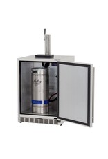 TrueFlame TrueFlame 24" 6.6C Deluxe Outdoor Rated Single Tap Kegerator - TF-RFR-24DK1