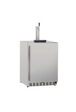 TrueFlame TrueFlame 24" 6.6C Deluxe Outdoor Rated Double Tap Kegerator - TF-RFR-24DK2