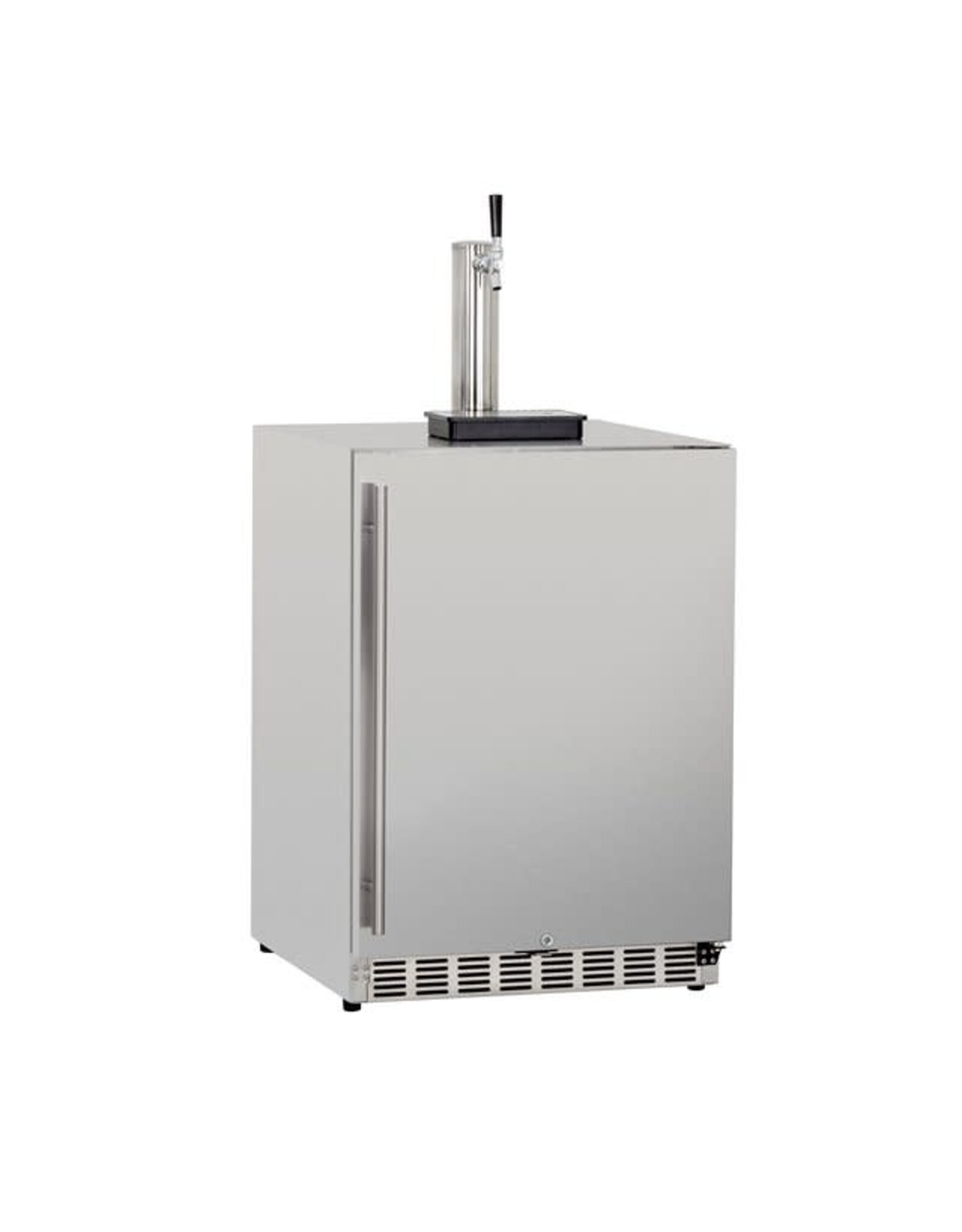 TrueFlame TrueFlame 24" 6.6C Deluxe Outdoor Rated Double Tap Kegerator - TF-RFR-24DK2