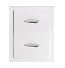 TrueFlame TrueFlame Masonry Frame - 17" Double Drawer  - TF-DR2-17M-A