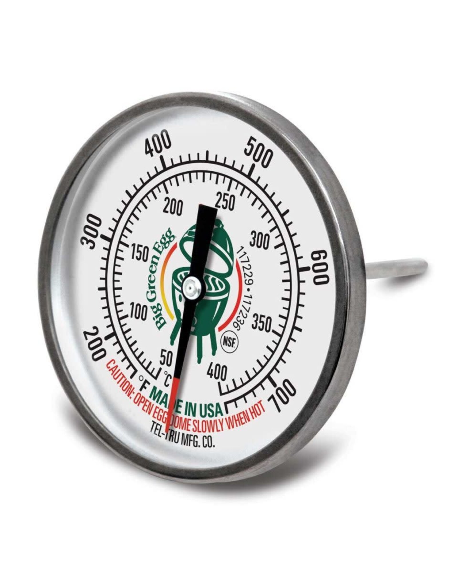Big Green Egg Big Green Egg External Temperature Gauge 2"/5cm (750°F / 400°C) - 117236