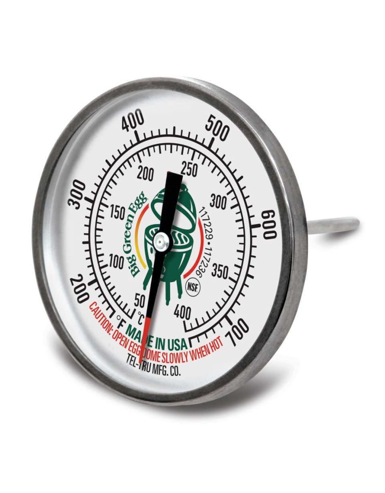 Big Green Egg Big Green Egg - Tel-Tru® USA Made Temperature Gauge 2"/5cm (750°F / 400°C) - 117236