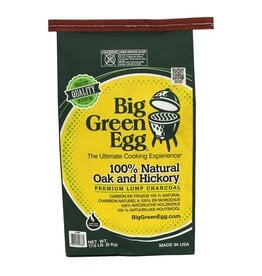 Big Green Egg Big Green Egg - BGE 100% Natural Oak and Hickory Lump Charcoal 17.6lb – 127884