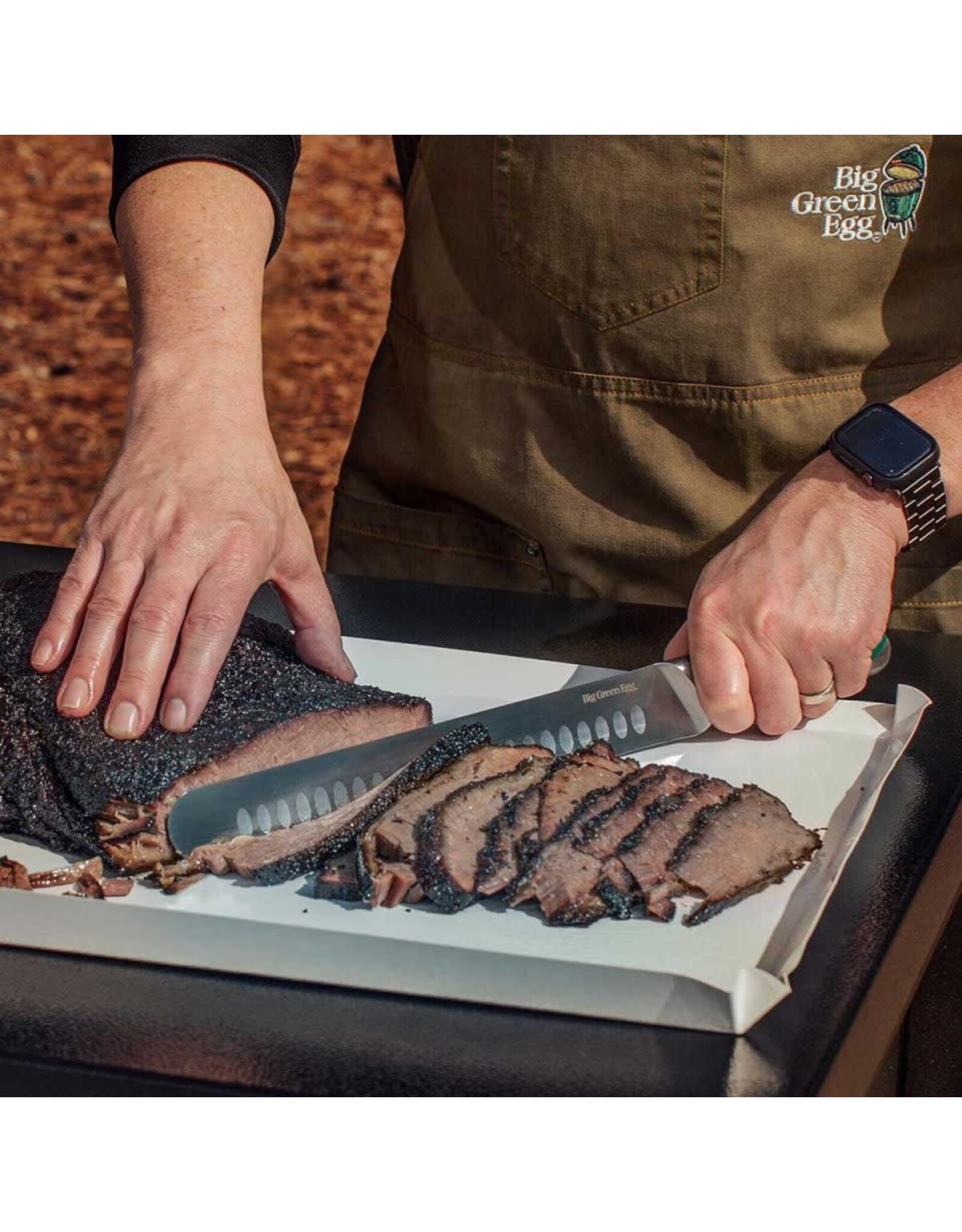 Big Green Egg Big Green Egg 12in Brisket Knife with Protective Cover - 128805
