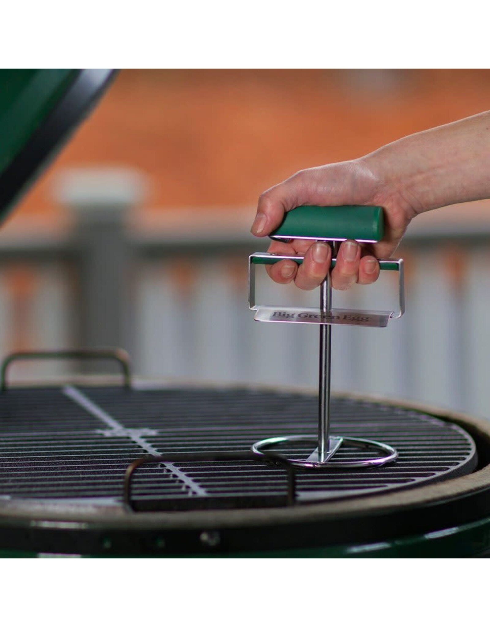 Big Green Egg Big Green Egg Grid Lifter-Heavy Duty Steel with Soft Grip Handle - 127341