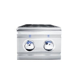 Renaissance Cooking Systems Renaissance Cutlass Pro Double Side Burner W/ Blue LEDs - RDB1EL LP