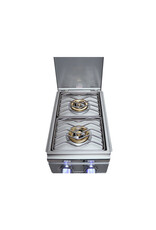 Renaissance Cooking Systems Renaissance Cutlass Pro Double Side Burner W/ Blue LEDs - RDB1EL LP