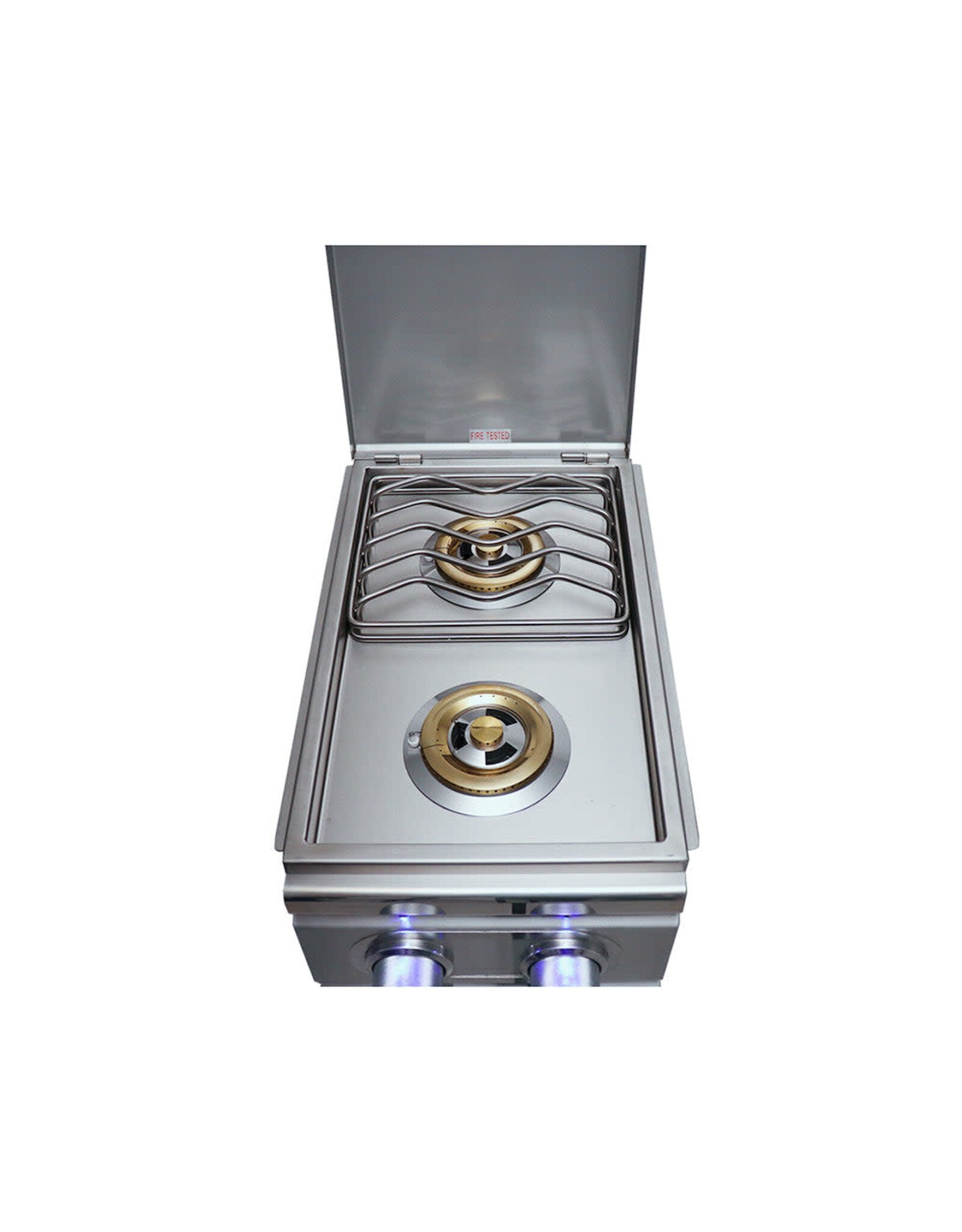 Renaissance Cooking Systems Renaissance Cooking Systems The Cutlass-Pro Series Double Side Burner with LED Lights - Propane - RDB1EL