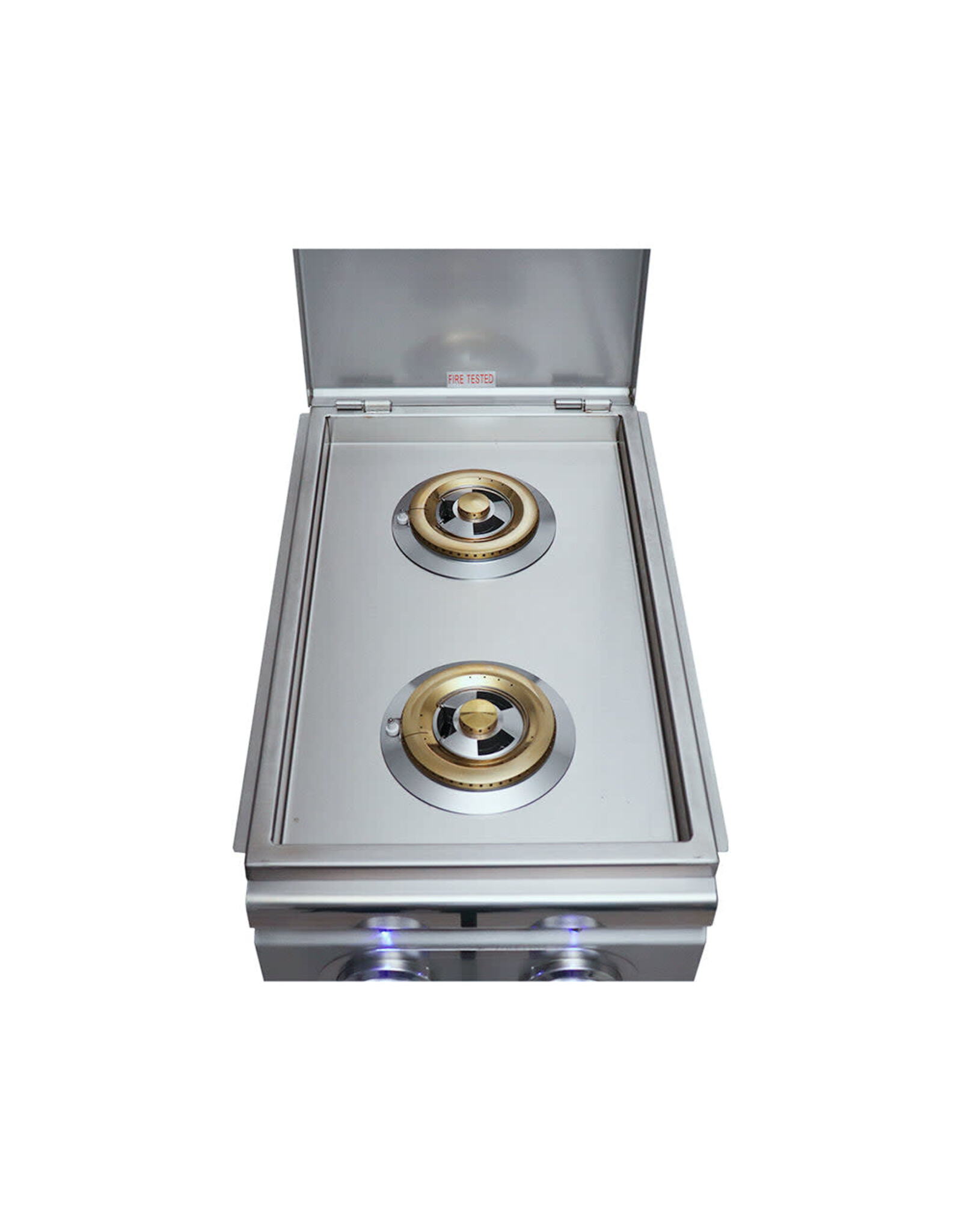 Renaissance Cooking Systems Renaissance Cutlass Pro Double Side Burner W/ Blue LEDs - RDB1EL LP