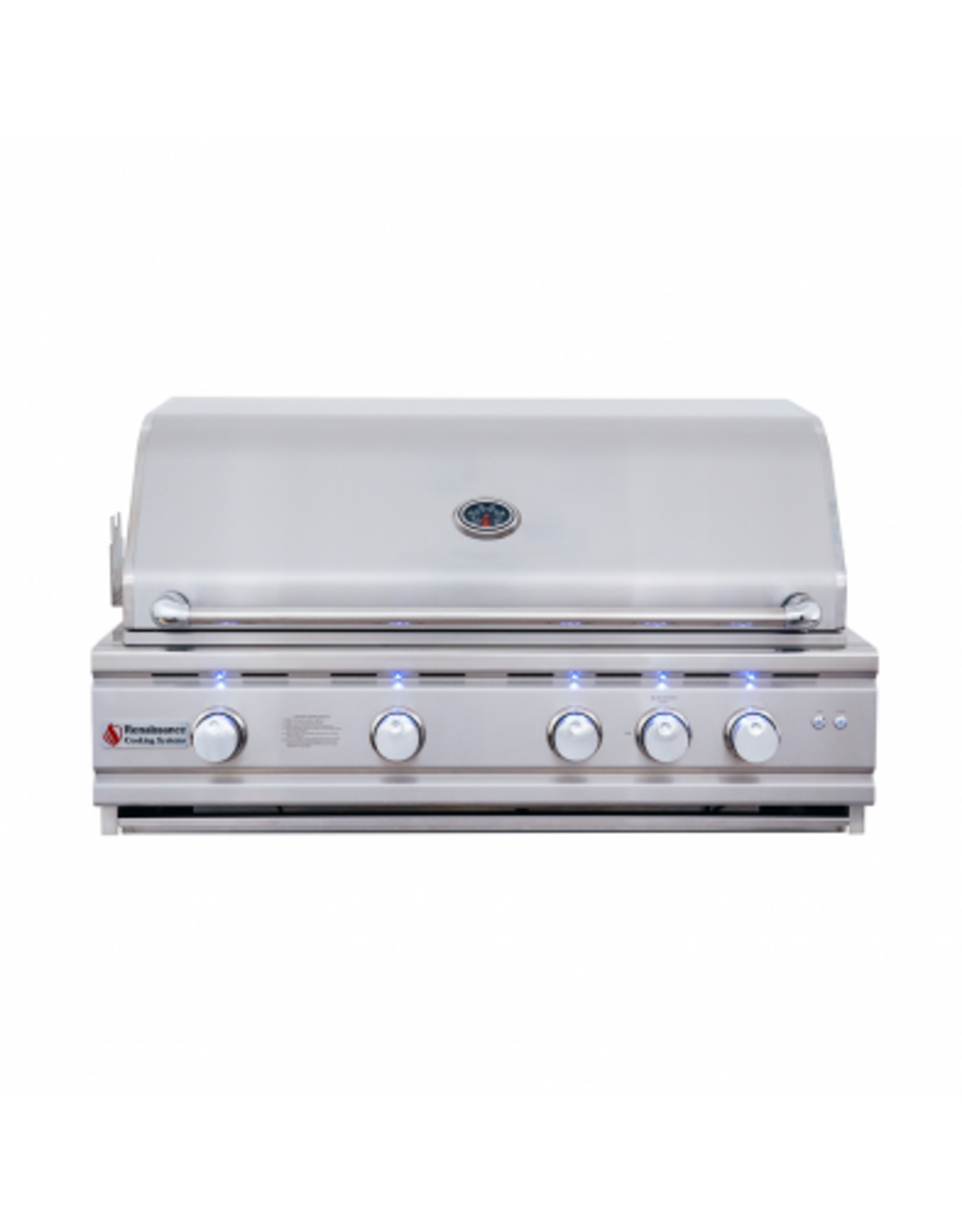 Renaissance Cooking Systems Renaissance 38" Cutlass Pro Grill W/ Rear Burner, Briquette Trays & Blue LEDs - RON38B LP