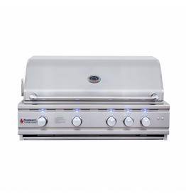 Renaissance Cooking Systems Renaissance 38" Cutlass Pro Grill W/ Rear Burner, Briquette Trays & Blue LEDs - RON38B LP
