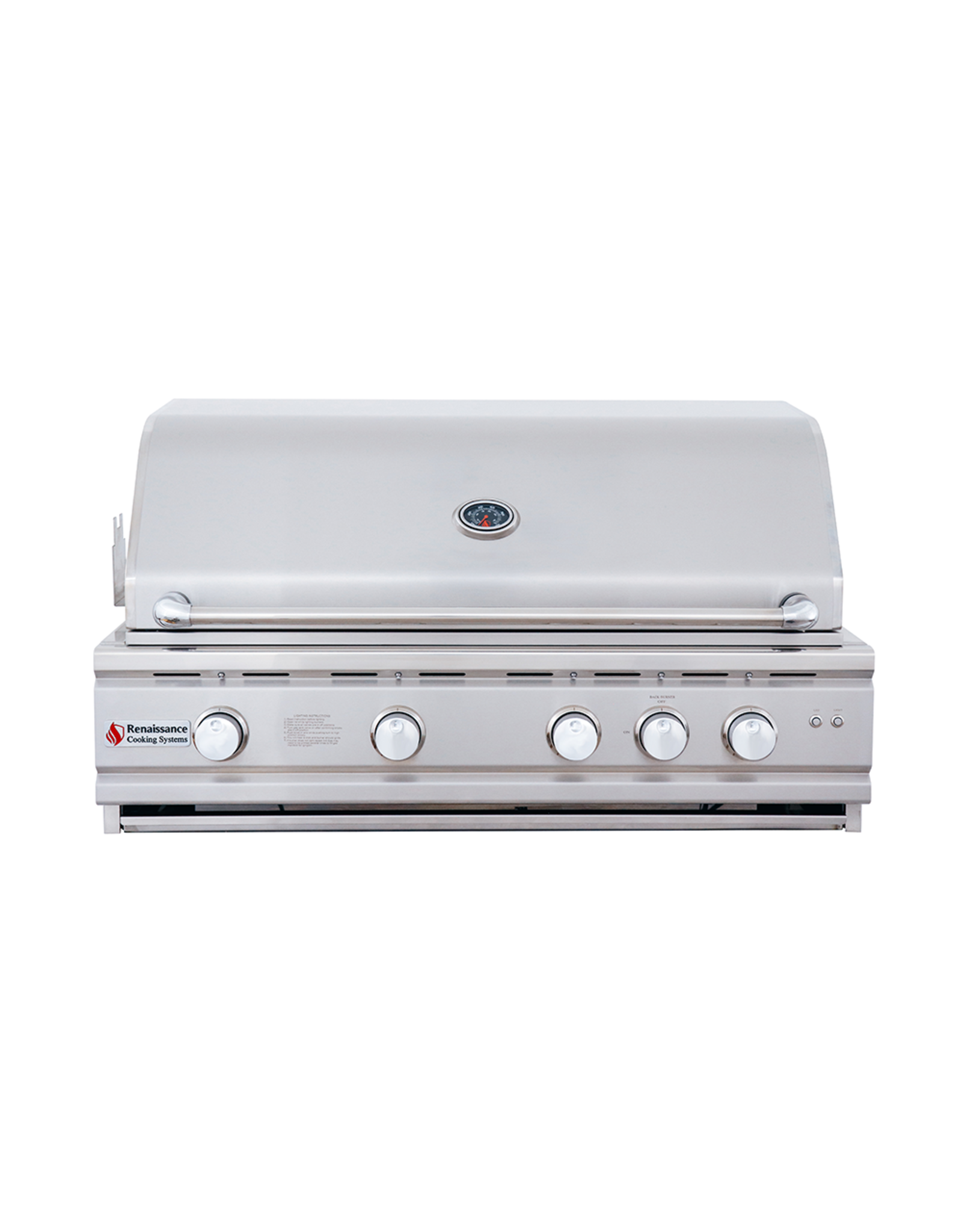 Renaissance Cooking Systems Renaissance 30" Cutlass Pro Grill W/ Rear Burner, Briquette Trays & Blue LEDs - RON30B