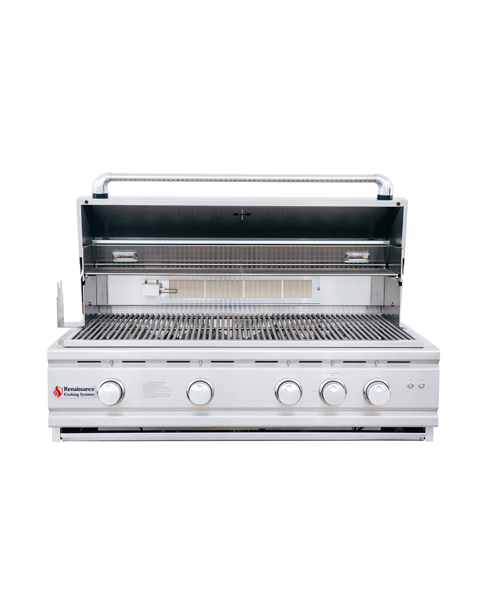 Renaissance Cooking Systems Renaissance 30" Cutlass Pro Grill W/ Rear Burner, Briquette Trays & Blue LEDs - RON30B