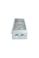 Renaissance Cooking Systems Renaissance Premier Double Side Burner W/ Blue LEDs - RJCSSBL