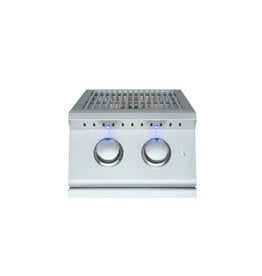 Renaissance Cooking Systems Renaissance Premier Double Side Burner W/ Blue LEDs - RJCSSBL LP