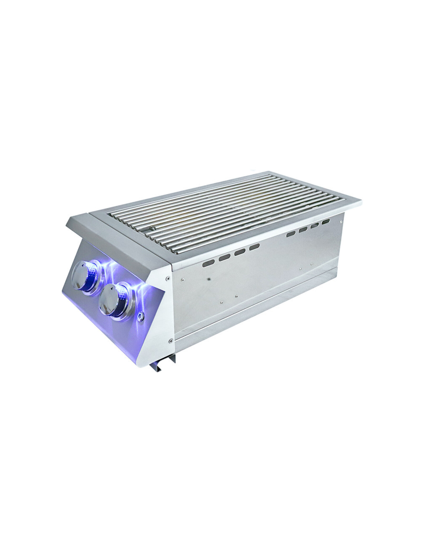 Renaissance Cooking Systems Renaissance Premier Double Side Burner W/ Blue LEDs - RJCSSBL LP