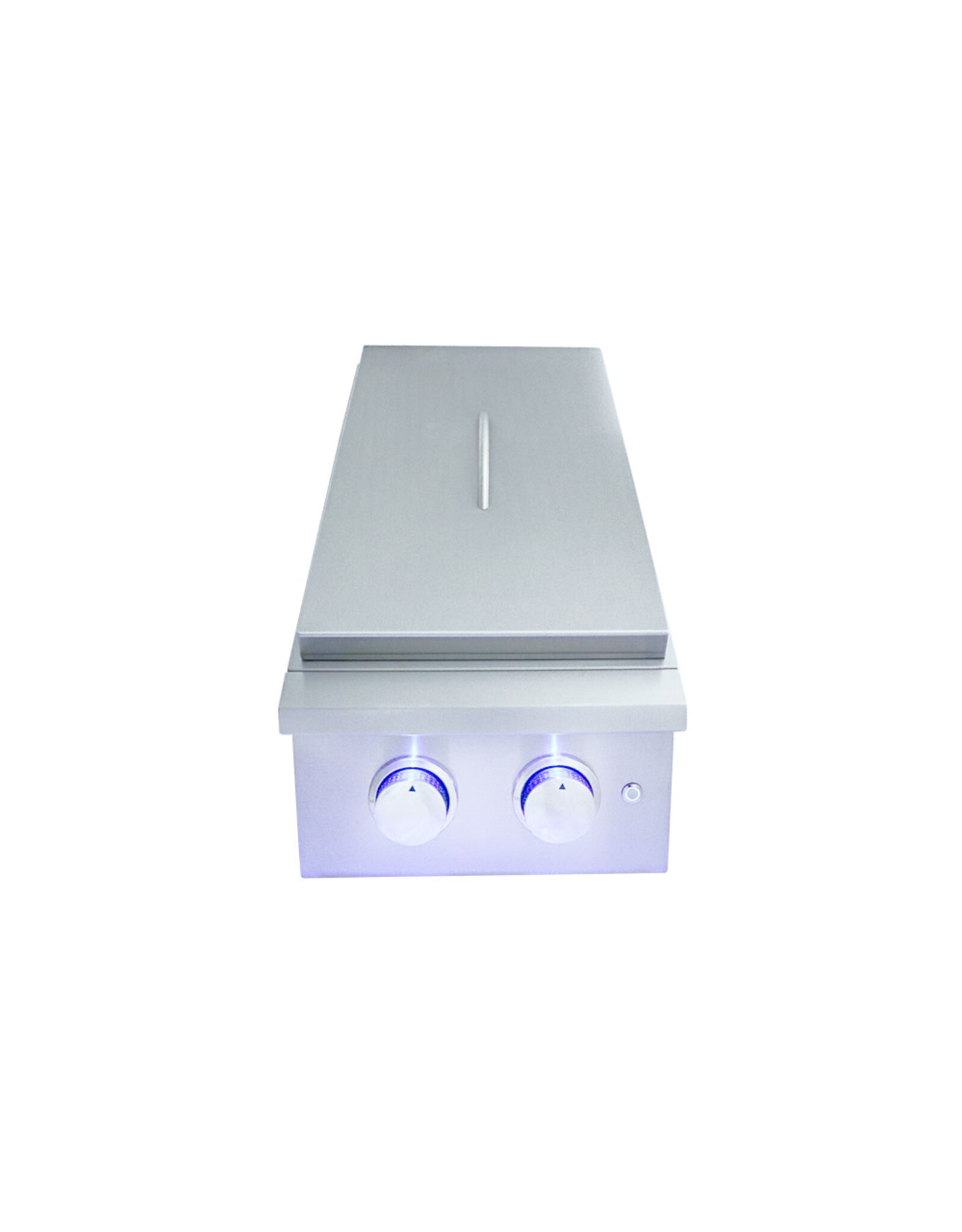 Renaissance Cooking Systems Renaissance Premier Double Side Burner W/ Blue LEDs - RJCSSBL LP