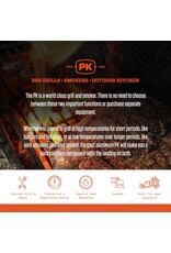 PK Grills PK Grills PK300-SCX Portable Charcoal BBQ Grill and Smoker - PK300-SCX