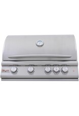 Blaze Outdoor Products Blaze Premium LTE+ Marine Grade 32-Inch 4-Burner Built-In  Grill W/ Rear Infrared Burner & Lift-Assist Hood - Propane - BLZ-4LTE3MG-LP