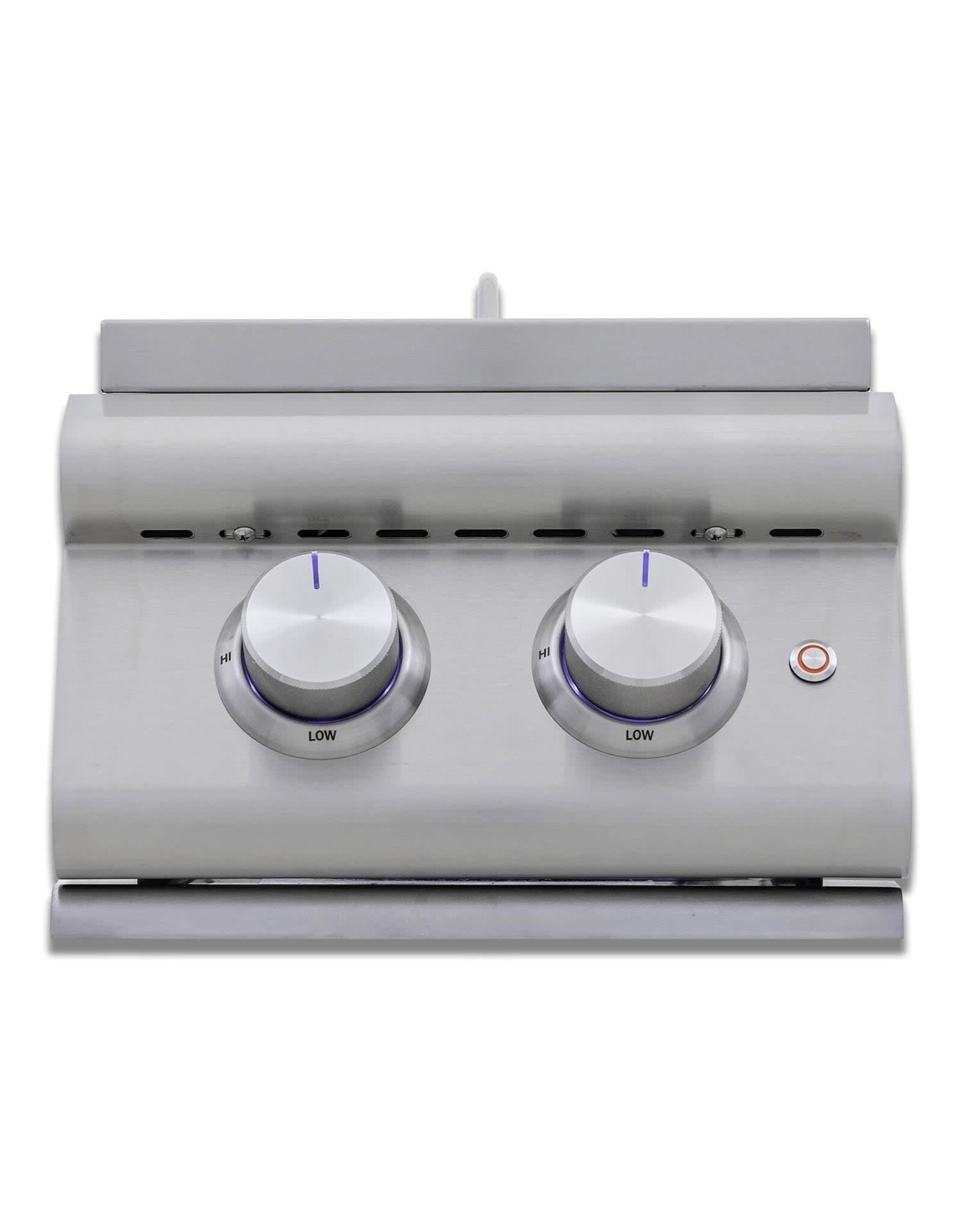 Blaze Outdoor Products Blaze LTE+ Propane Gas Stainless Steel Double Side Burner w/ Lid - BLZ-SB2-LTE3-LP