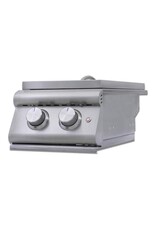 Blaze Outdoor Products Blaze LTE+ Propane Gas Stainless Steel Double Side Burner w/ Lid - BLZ-SB2-LTE3-LP