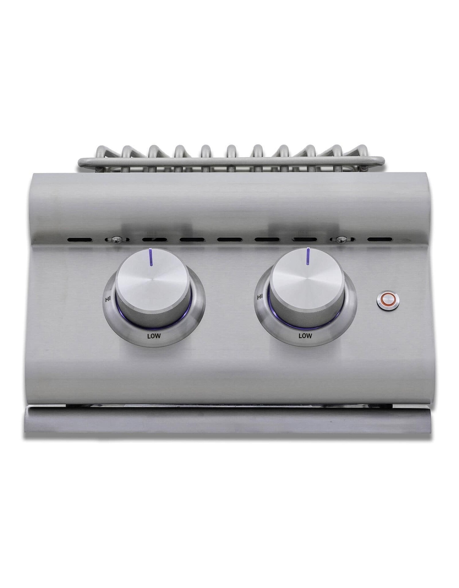 Blaze Outdoor Products Blaze LTE+ Propane Gas Stainless Steel Double Side Burner w/ Lid - BLZ-SB2-LTE3-LP