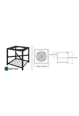 Big Green Egg Big Green Egg Large EGG Frame with stainless grid insert for Modular Nest System - 120212