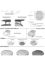 Big Green Egg Big Green Egg - 5 Piece EGGspander Kit for L – 120762