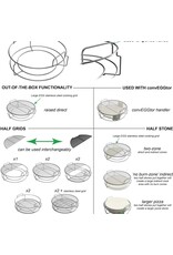 Big Green Egg Big Green Egg - 2 Piece Multi-Level Rack for L - 120755