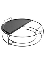 Big Green Egg Big Green Egg Half Moon Cast Iron Plancha (L) - 122988