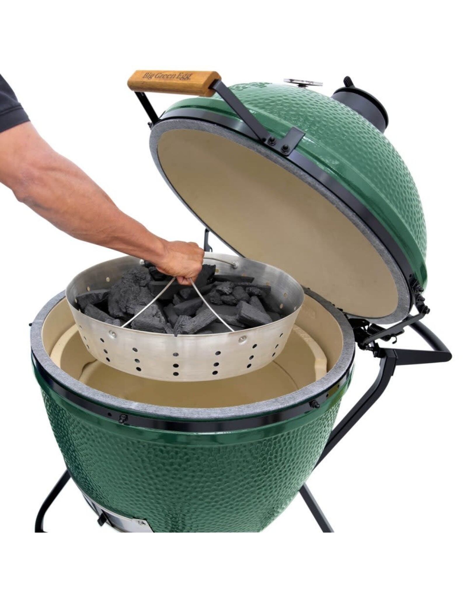 Big Green Egg Big Green Egg - Stainless Steel Fire Bowl for 2XL EGG – 122698