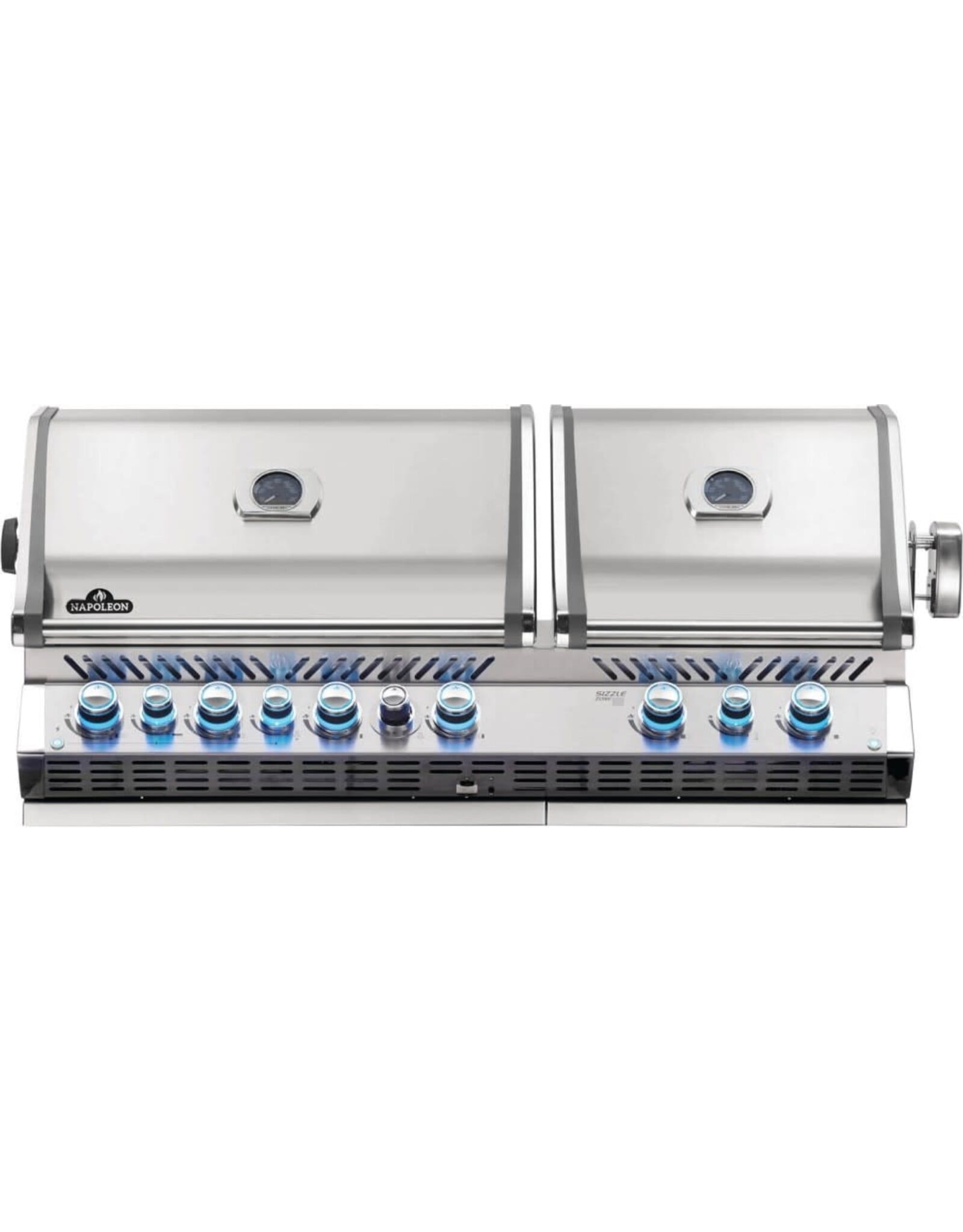 Napoleon Napoleon Built-in Prestige PRO 825 Propane Gas Grill Head with Infrared Bottom and Rear Burner, Stainless Steel - BIPRO825RBIPSS-3