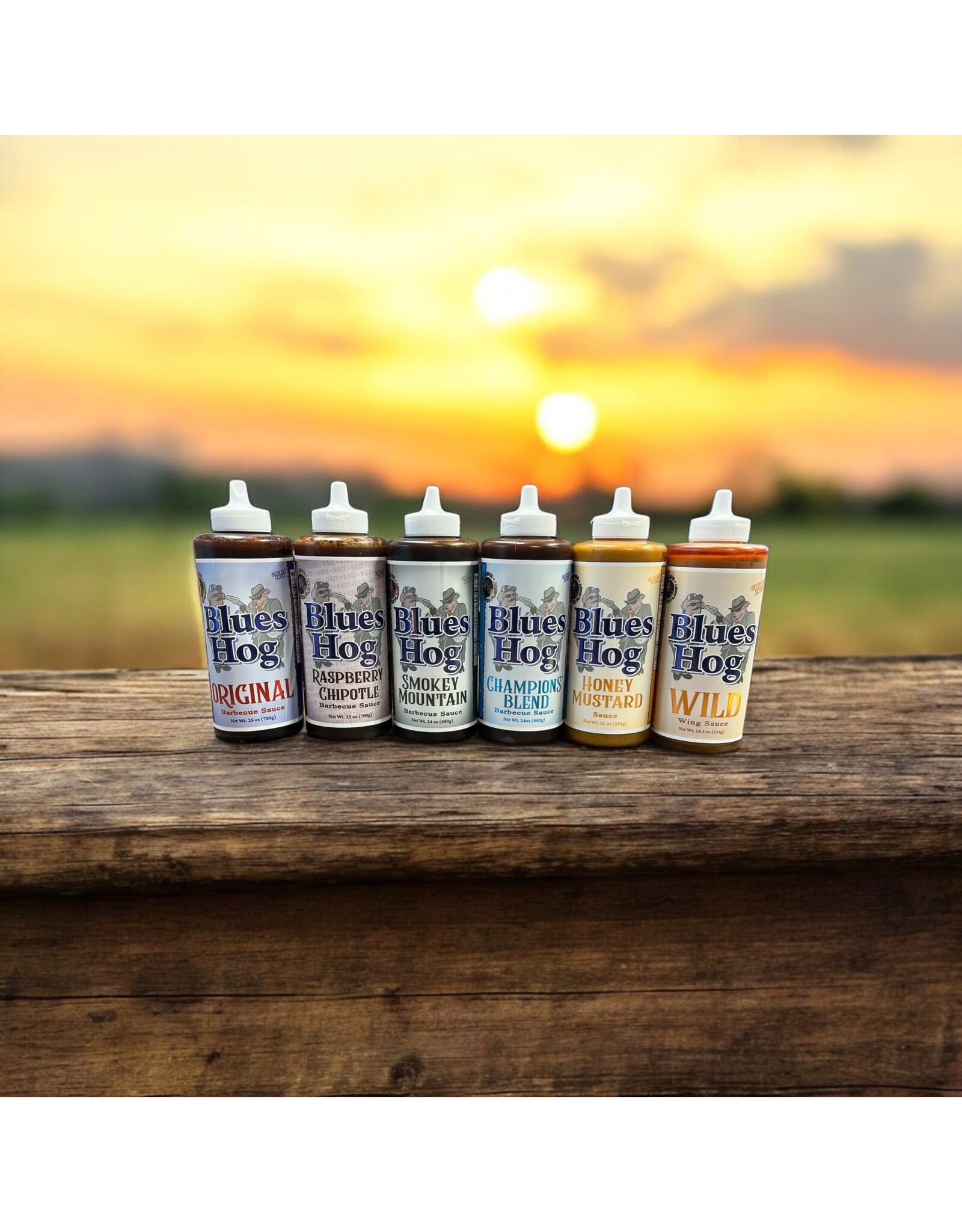 Blues Hog Blues Hog Variety 6-Pack Squeeze Bottle