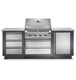 Napoleon Napoleon Oasis 100 Bundle, Built-in 500 Series 32 Propane, Stainless Steel - ODK100-BI32NSS