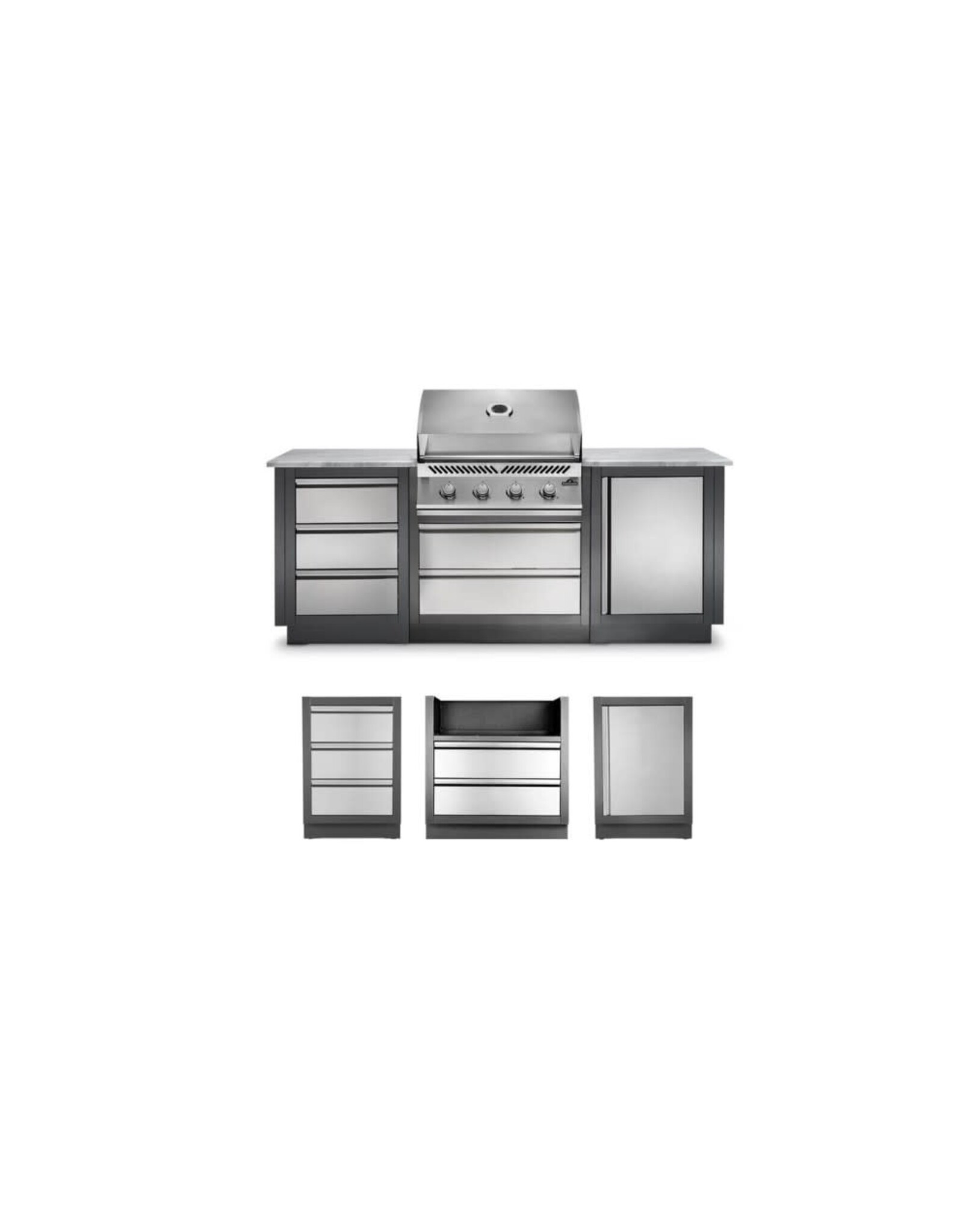 Napoleon Napoleon Oasis 100 Bundle, Built-in 500 Series 32 Propane, Stainless Steel - ODK100-BI32NSS