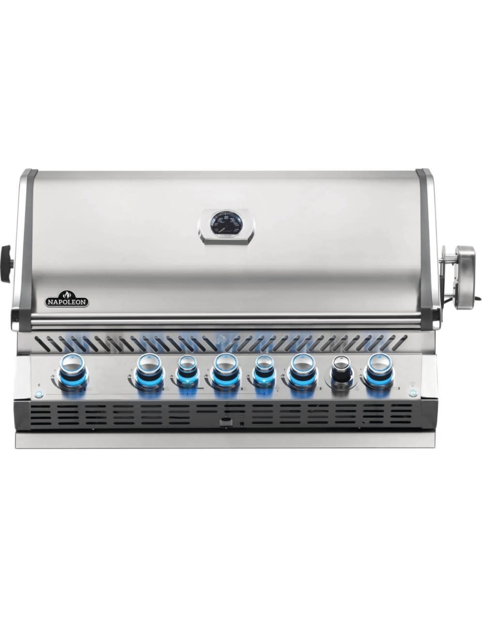 Napoleon Napoleon Prestige PRO 665 Built-in Propane Gas Grill with Infrared Rear Burner and Rotisserie Kit - BIPRO665RBPSS-3