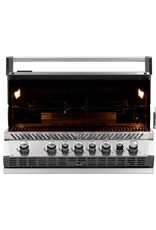 Napoleon Napoleon Prestige PRO 665 Built-in Propane Gas Grill with Infrared Rear Burner and Rotisserie Kit - BIPRO665RBPSS-3
