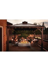 Napoleon Napoleon Nexus 56-Inch Rectangular Patioflame® Table Cast Aluminum Propane Fire Pit Table in Gray - GPFRCN56