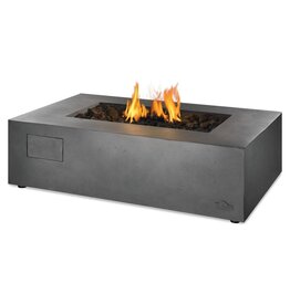 Napoleon Napoleon Uptown Series 31 Inch Rectangular Cast Aluminum Propane Fire Pit Table in Gray By Napoleon - UPTN1-GY