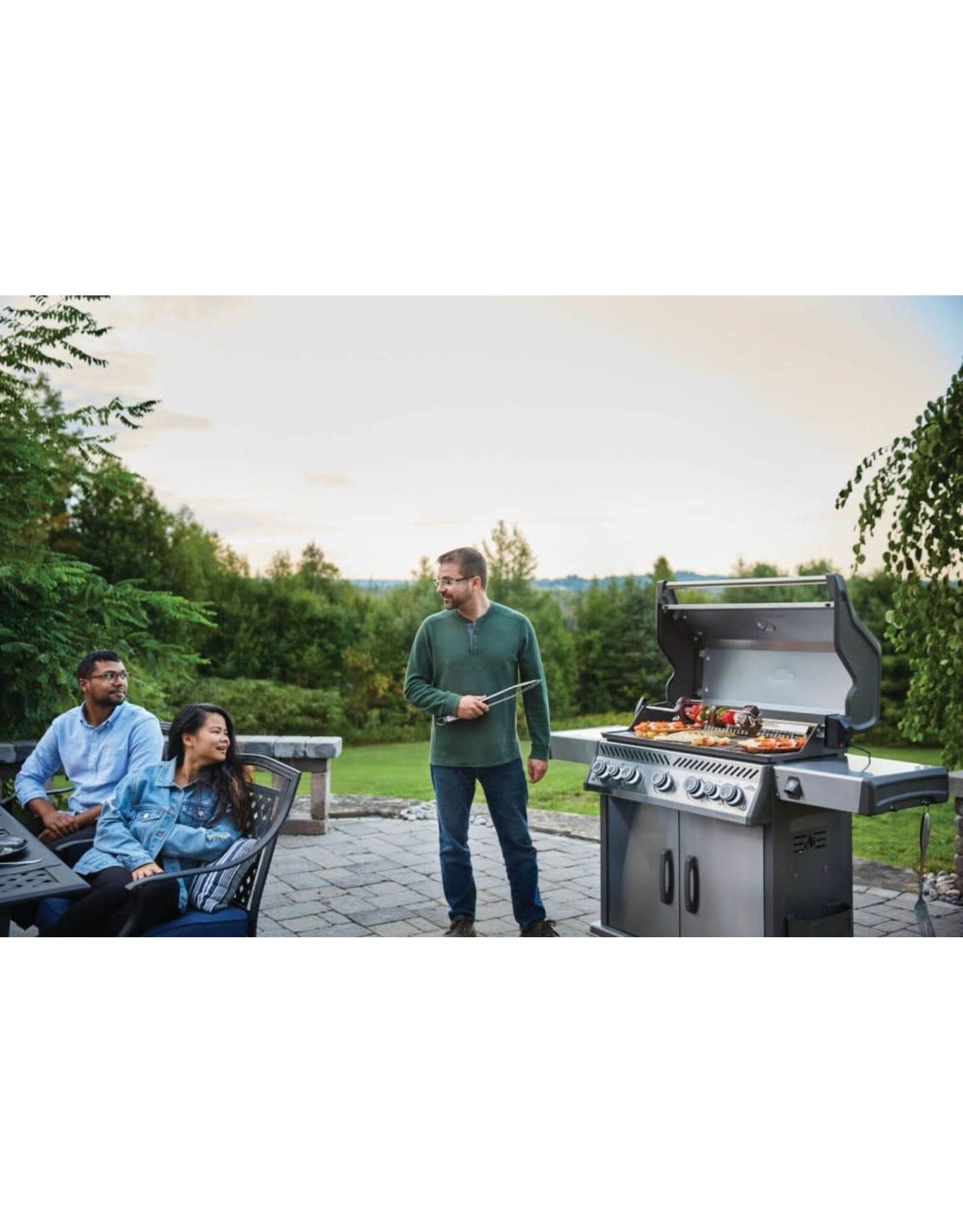 Napoleon Napoleon Rogue SE 625 RSIB Propane Gas Grill with Infrared Rear & Side Burners - Stainless Steel - RSE625RSIBPSS-1